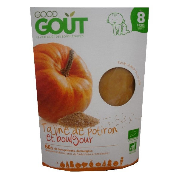 Good gout : Tajines de potiron et boulgour ( dès 8 mois ) 190g